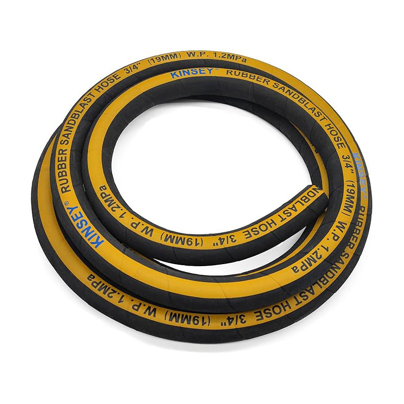 Sandblast Hose 1/2" ID, 1"(1 1/2") OD,10 Ft Long Heavy Duty Rubber Sandblaster Hose Sandblasting Gun Sandblaster Cabinet