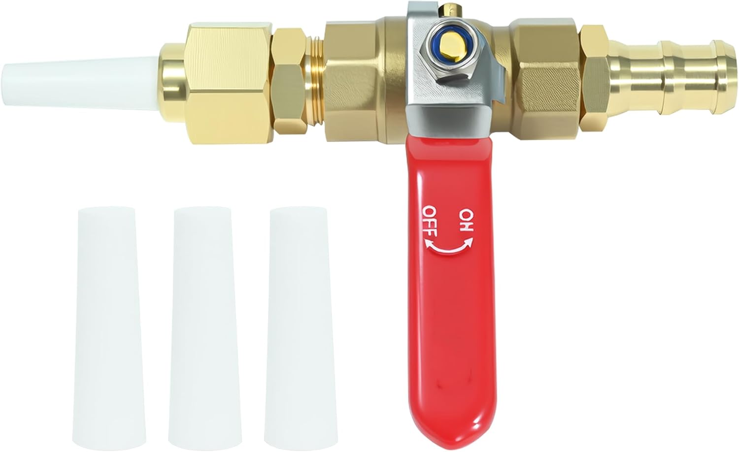 HOLDWIN Ceramic Sandblaster Gun Assembly Kit with Nozzle Tip, Bracket & Brass Ball Valve
