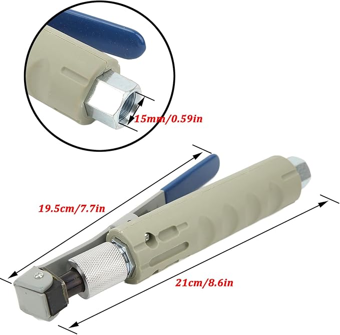 Sand Blaster Gun with 4 Ceramic Tips, Abrasive Blaster Nozzles, Remove Abrasive Stain Rust Grime for Multiple Media