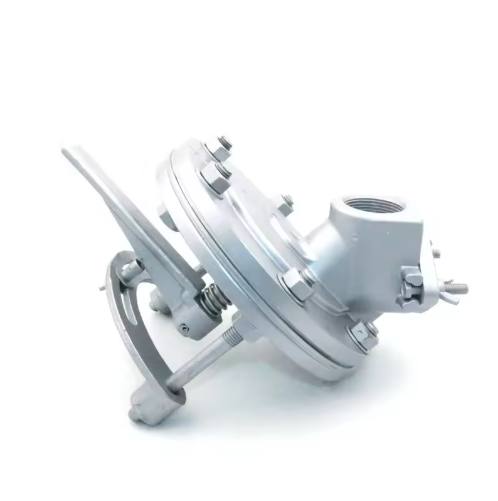 Aluminum manual molding sand control valve for high-pressure sandblasting machine, molding sand valve flow control