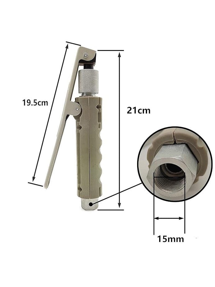 Sandblasting Gun Kit with Sandblast Hose & Durable Ceramic Nozzle