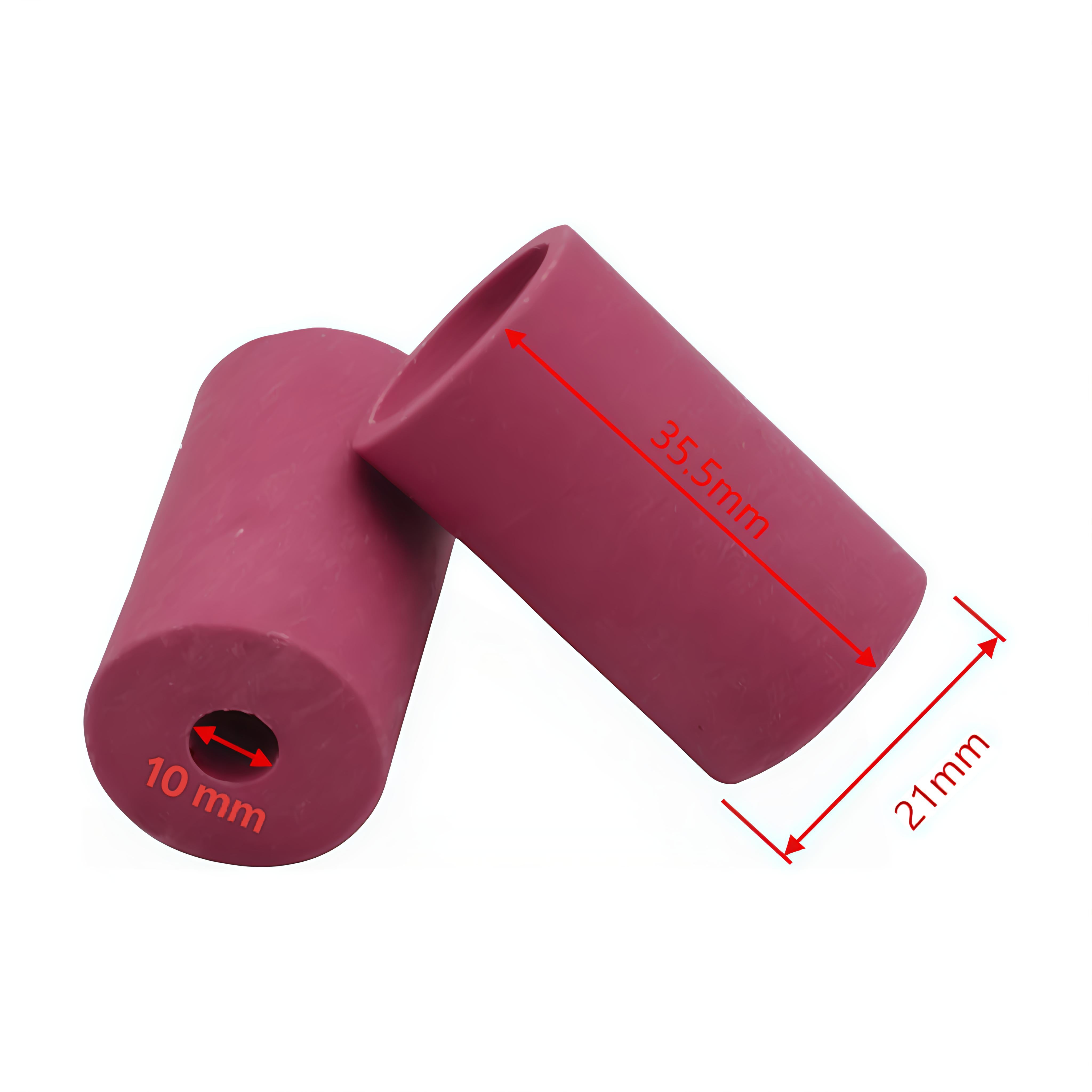 20pcs Ceramic Sandblaster Nozzles – Replacement Tips (Pink)