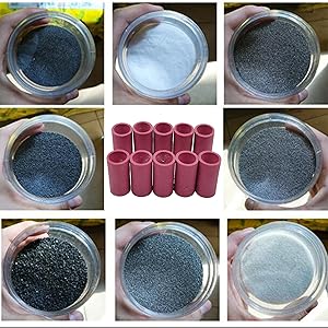 20pcs Ceramic Sandblaster Nozzles – Replacement Tips (Pink)