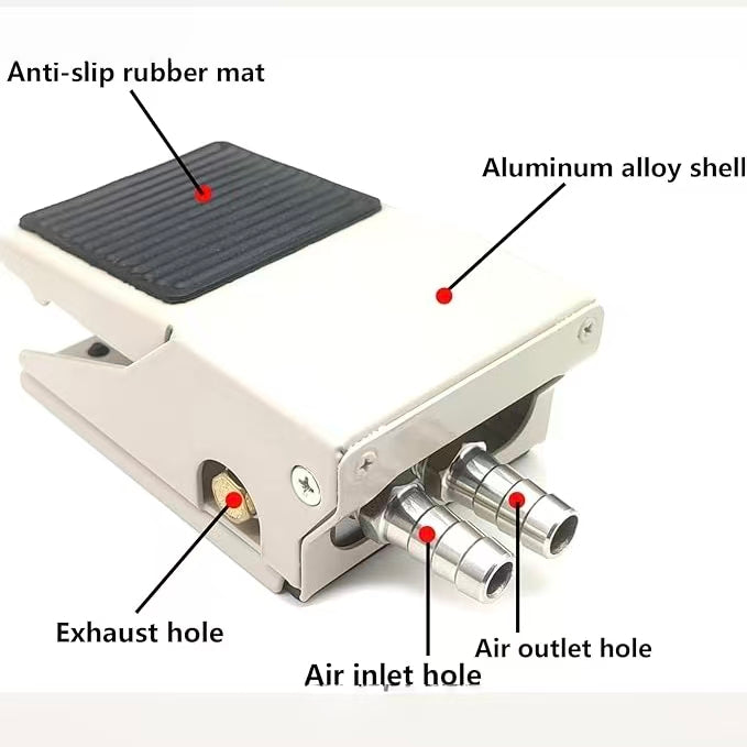 Sandblaster Gun with Foot Switch – Pneumatic High-Pressure Blaster