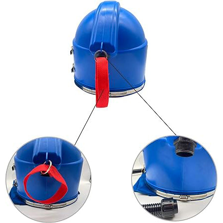 Sandblaster Helmet Safe Air Feed Sandblast Helmet with Shoulder Protective Sand Blast Hood Protector for Sandblasting Equipped with A Sandblaster Thermostat