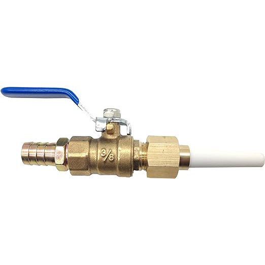 Ceramic Sandblasting Gun Assembly – Nozzle Tip, Bracket & Brass Ball Valve (2 pcs)