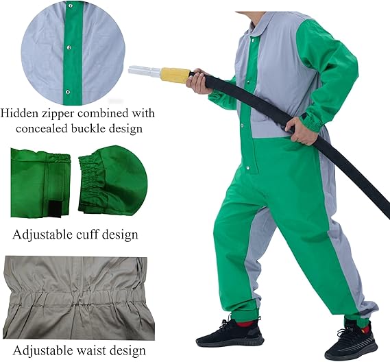HOLDWIN Blast Suit – Sandblasting & Spray Paint Protective Overalls