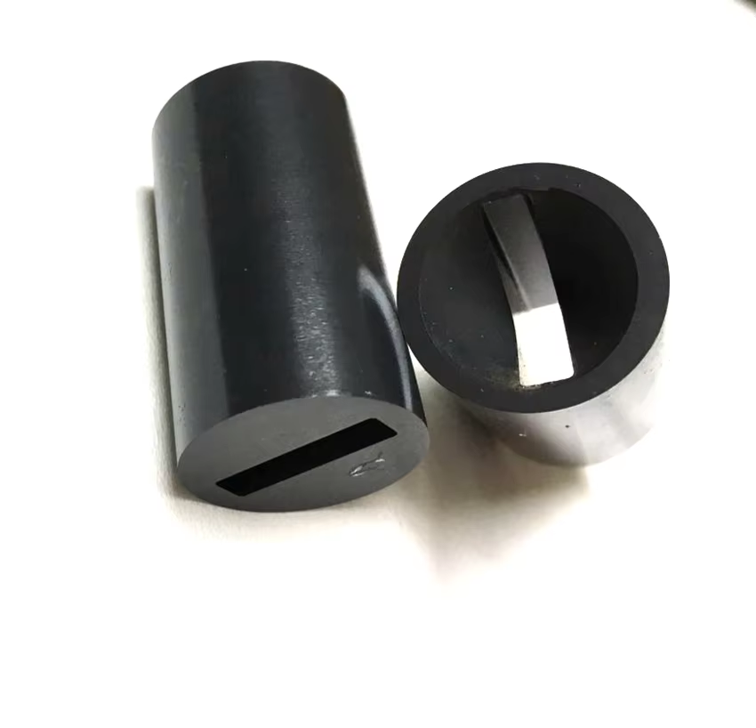 Boron Carbide Sandblaster Nozzle – Flat Mouth B4C Blast Gun Tip (1-Piece)