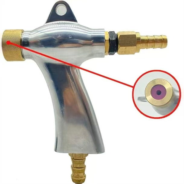 Heavy Duty Pneumatic Sandblaster Gun Kit with 6mm Ceramic Nozzles – 5 PCS