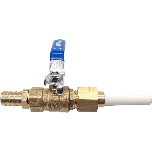 Ceramic Sandblasting Gun Assembly – Nozzle Tip, Bracket & Brass Ball Valve (2 pcs)