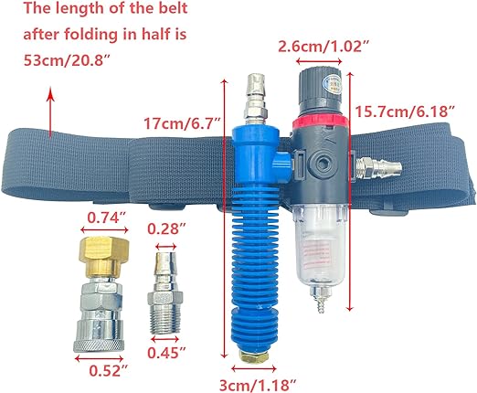 Sandblaster Thermostat for Sandblasting Operations Portable Air Cooler for High Temperature and Welding Work