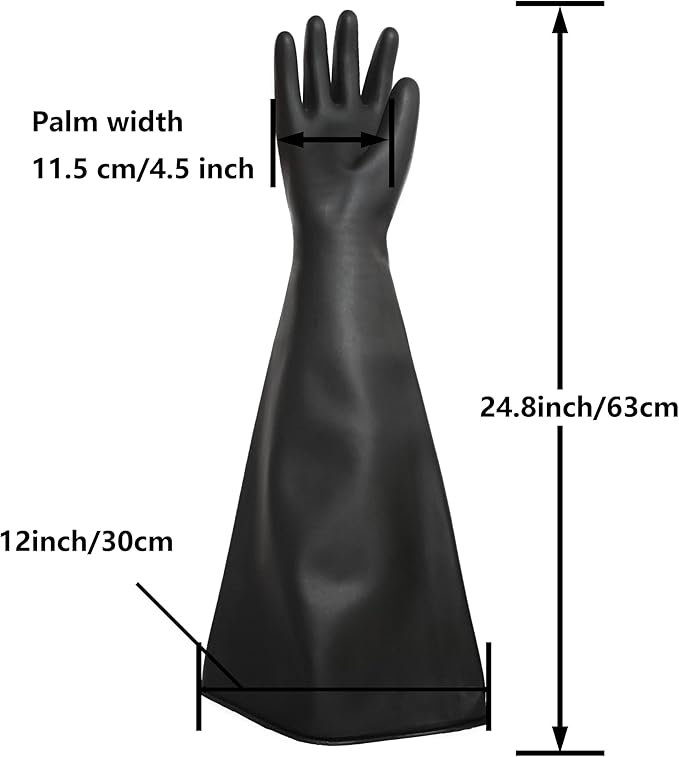 Sandblasting gun + gloves