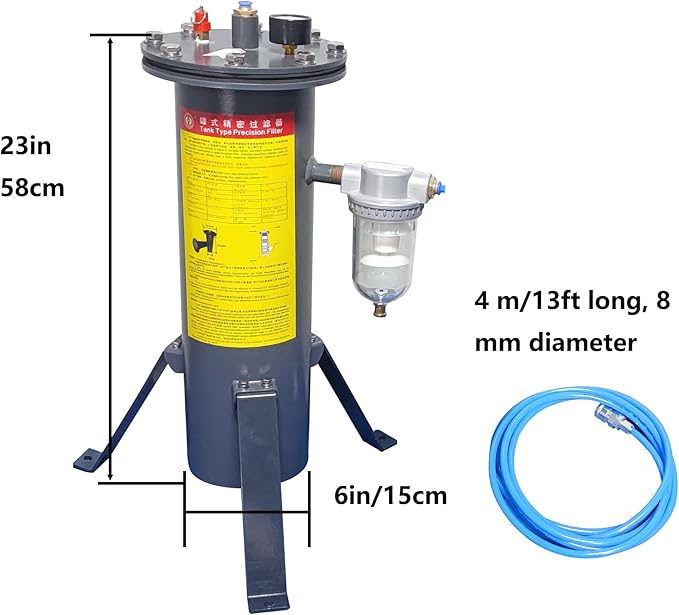 HOLDWIN Precision Activated Carbon Air Filter for Sandblaster Helmet – Breathing Air Purifier