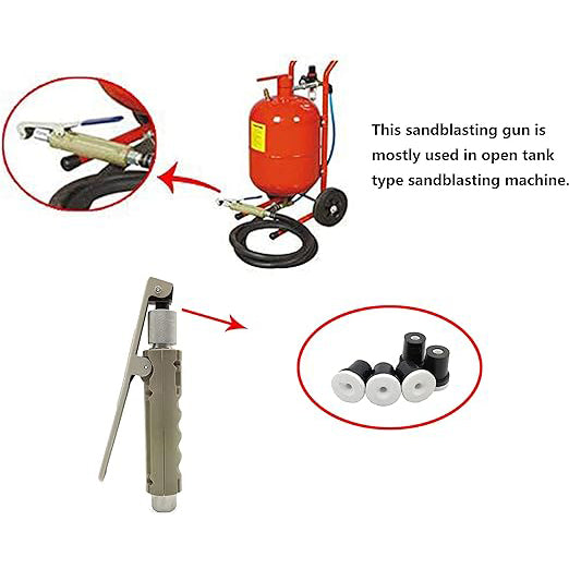 Ceramic Rubber Sandblasting Nozzle – 3mm Abrasive Blast Gun Replacement Tip