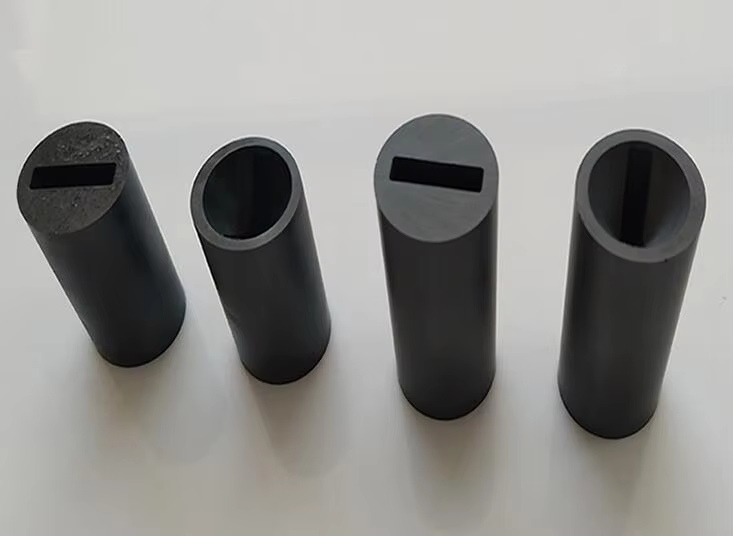 Boron Carbide Sandblaster Nozzle – Flat Mouth B4C Blast Gun Tip (1-Piece)