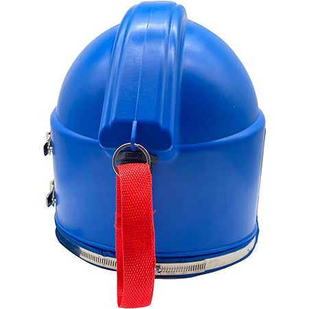 Sandblaster Helmet Safe Air Feed Sandblast Helmet with Shoulder Protective Sand Blast Hood Protector for Sandblasting Equipped with A Sandblaster Thermostat