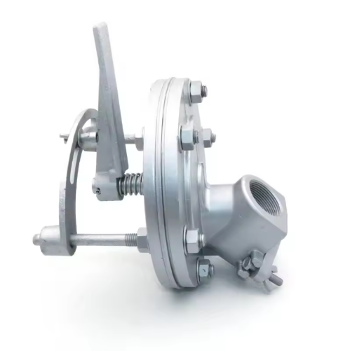 Aluminum manual molding sand control valve for high-pressure sandblasting machine, molding sand valve flow control