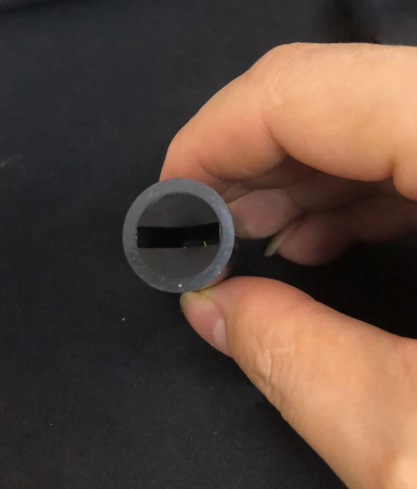 Boron Carbide Sandblaster Nozzle – Flat Mouth B4C Blast Gun Tip (1-Piece)