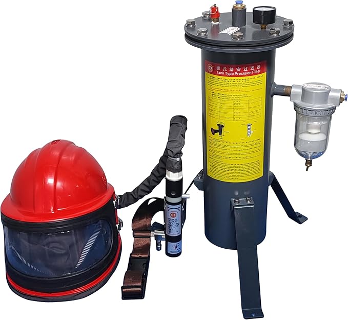 HOLDWIN Precision Activated Carbon Air Filter for Sandblaster Helmet – Breathing Air Purifier