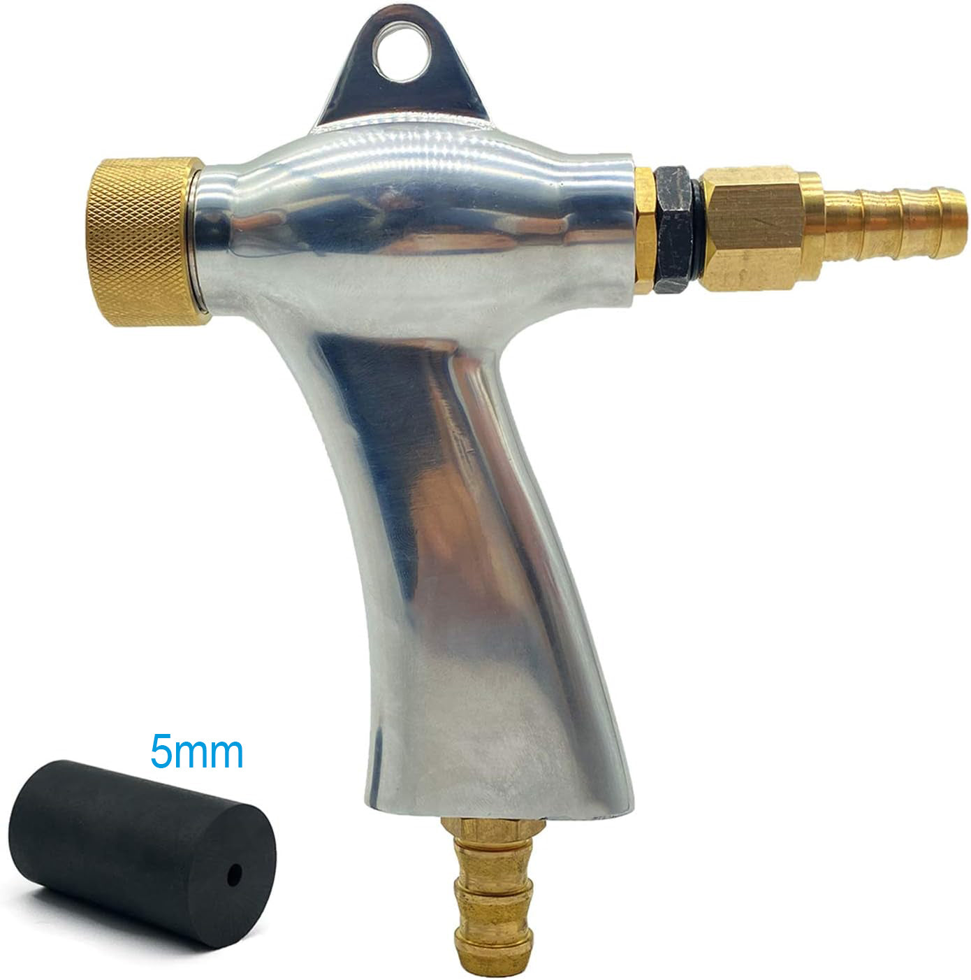 Portable Sandblaster Gun Kit with Boron Carbide Nozzle