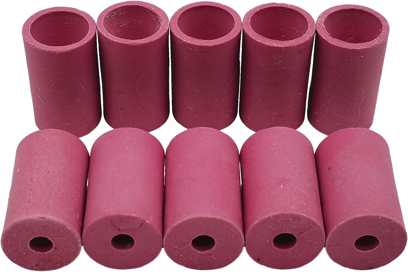 Sandblaster Gun Nozzles 20Pcs Tip Sand Blaster Replacement Cylinder Ceramic Abrasive Nozzles for Blasting (Pink)