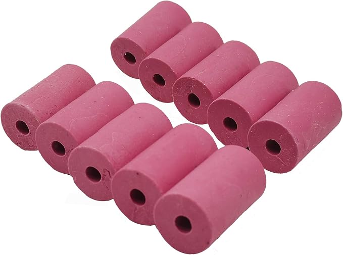 20pcs Ceramic Sandblaster Nozzles – Replacement Tips (Pink)