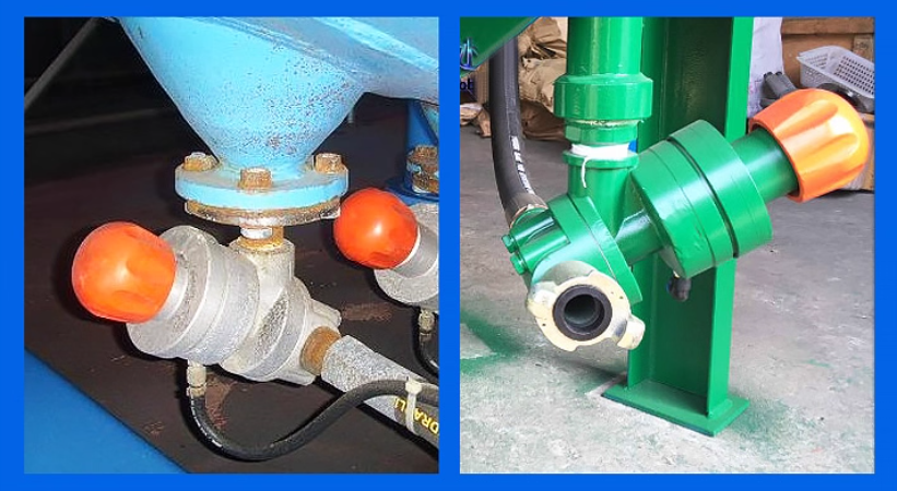 Mobile Sandblasting Machine Sand Regulating Valve Abrasive Valve Pneumatic Thomson Valve