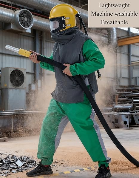 HOLDWIN Blast Suit – Sandblasting & Spray Paint Protective Overalls