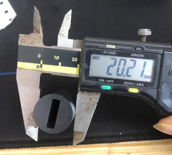 Boron Carbide Sandblaster Nozzle – Flat Mouth B4C Blast Gun Tip (1-Piece)