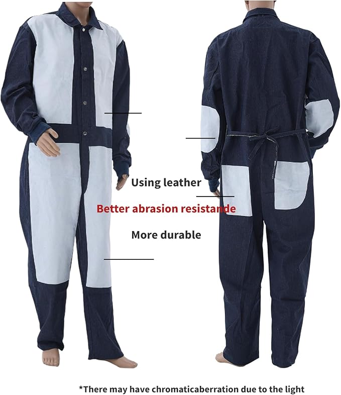 Heavy leather protective clothing