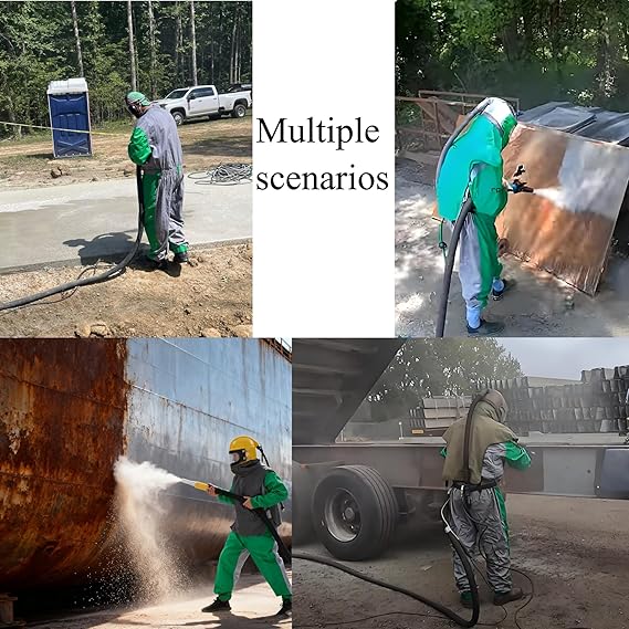 HOLDWIN Blast Suit – Sandblasting & Spray Paint Protective Overalls