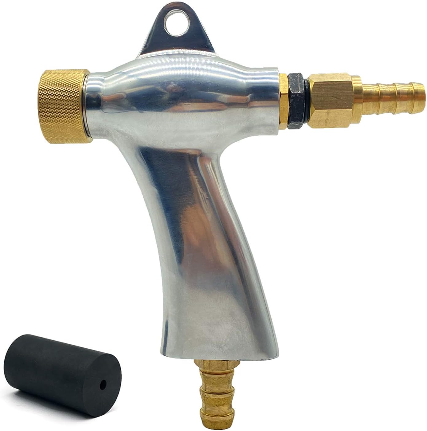 Sand Blaster Gun Kit Soda Blaster Air Siphon Sandblaster Gun with Boron Carbide Sandblasting Nozzle Power Abrasive Sand Blasters Spray Gun Set Portable