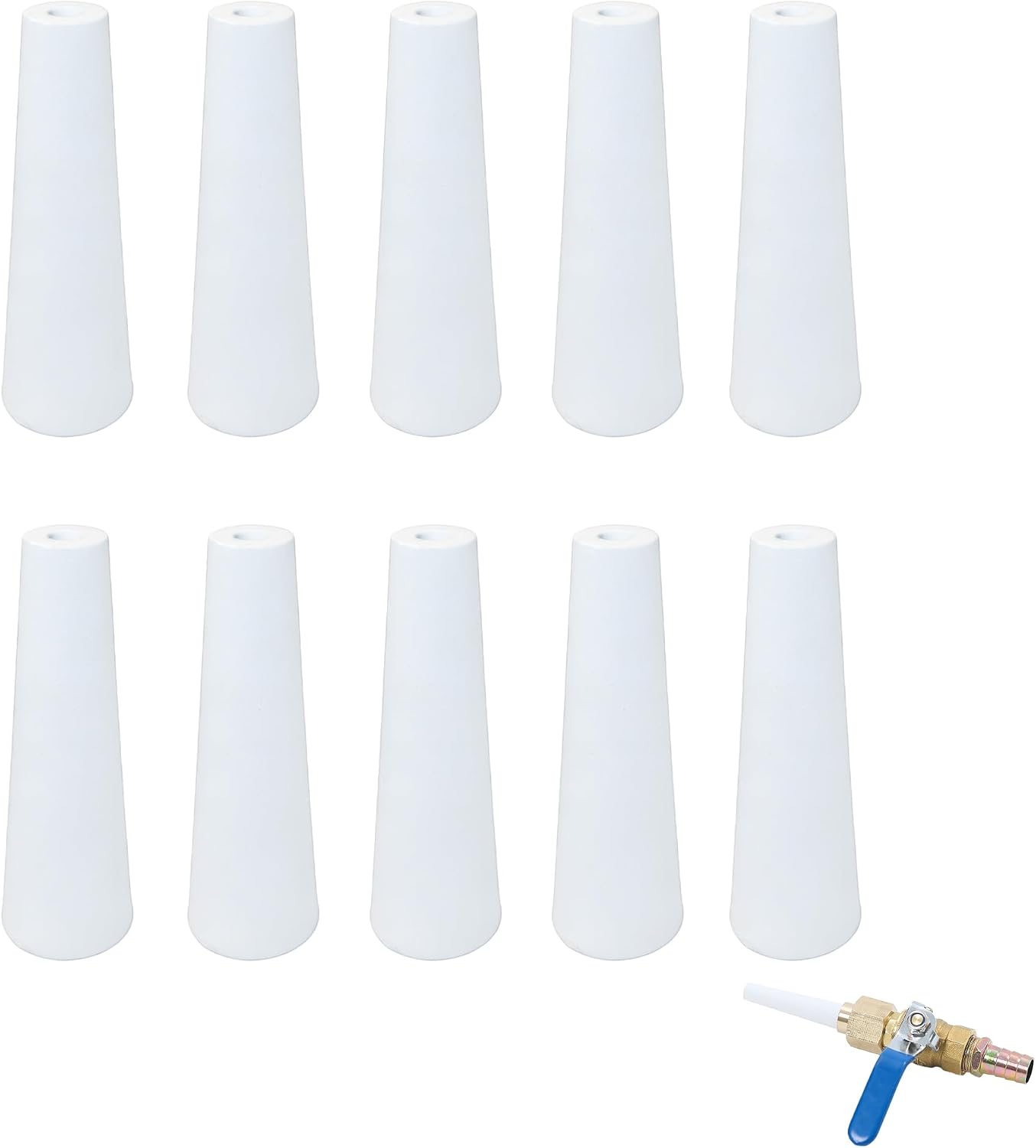 Ceramic Sandblasting Nozzles, 5‑Pack / 10‑Pack | Pneumatic Rust Removal Replacement Tips