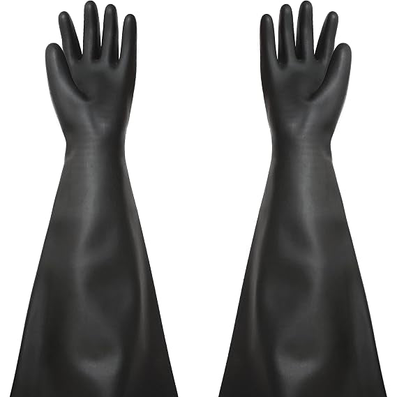 HOLDWIN Heavy-Duty Rubber Sandblasting Gloves
