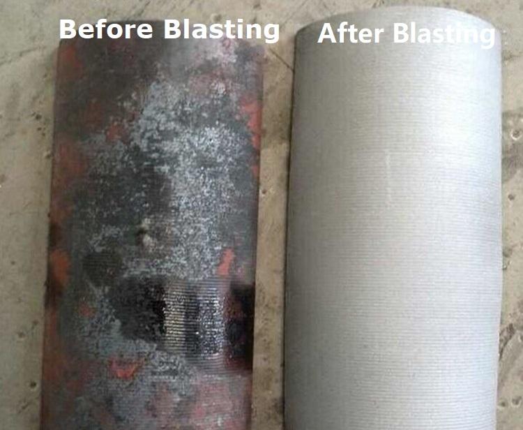 Manual sandblasting machine