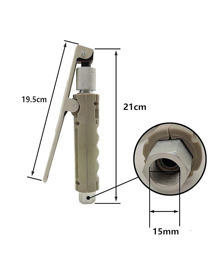 Pneumatic Sandblaster Gun Kit with 4 Ceramic Nozzle Tips for Surface Cleaning