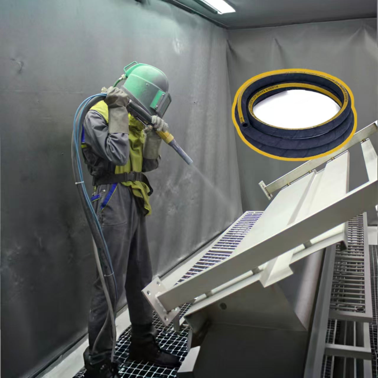 Sandblasting hose kit