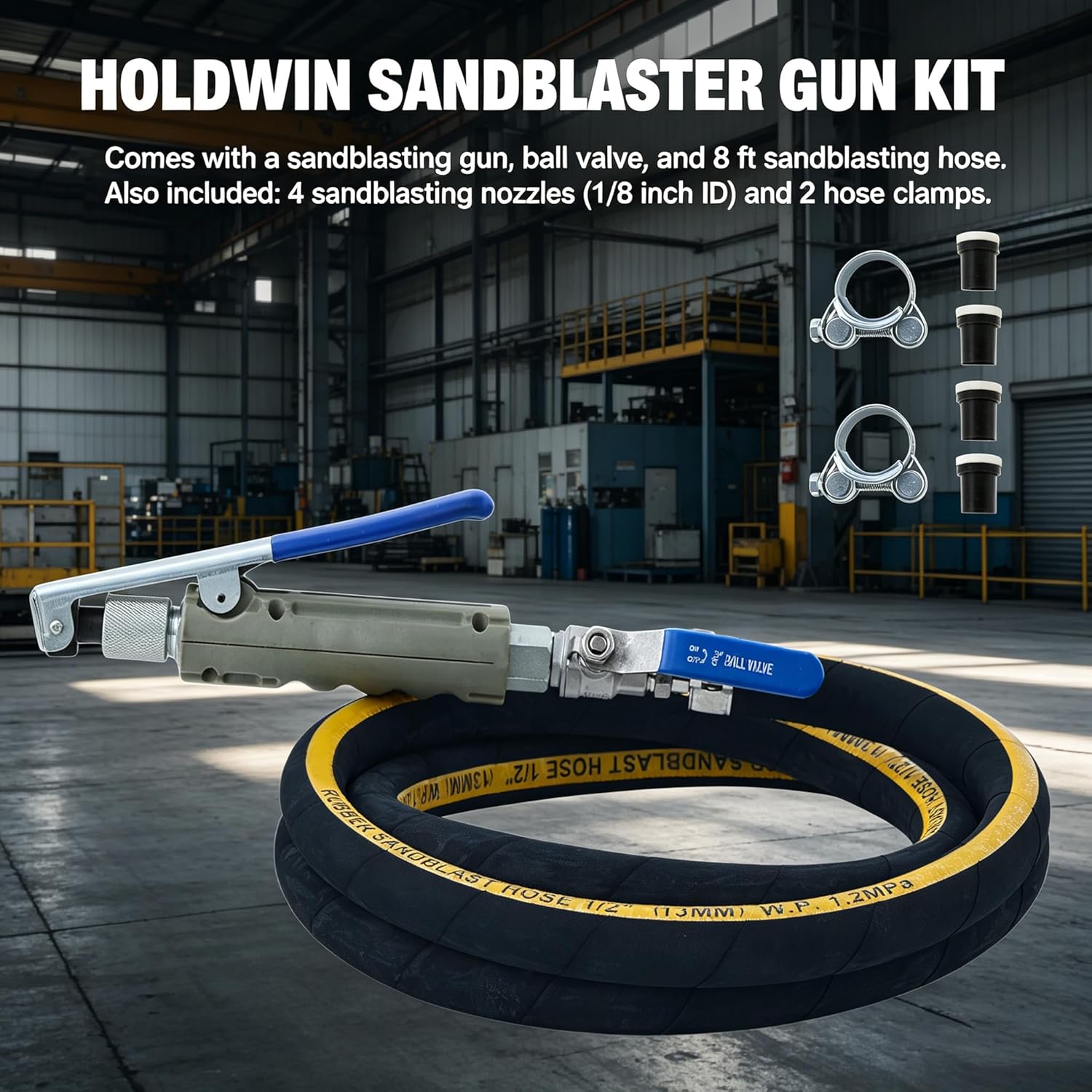 Sandblaster Gun Kit: The Faster Way to Remove Rust, Paint, and Surface Contamination