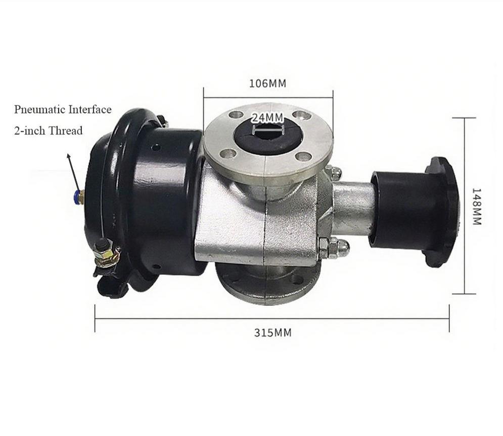 HOLDWIN Pneumatic Sandblasting Valve – Aluminum Abrasive Control Valve for Industrial Blasting