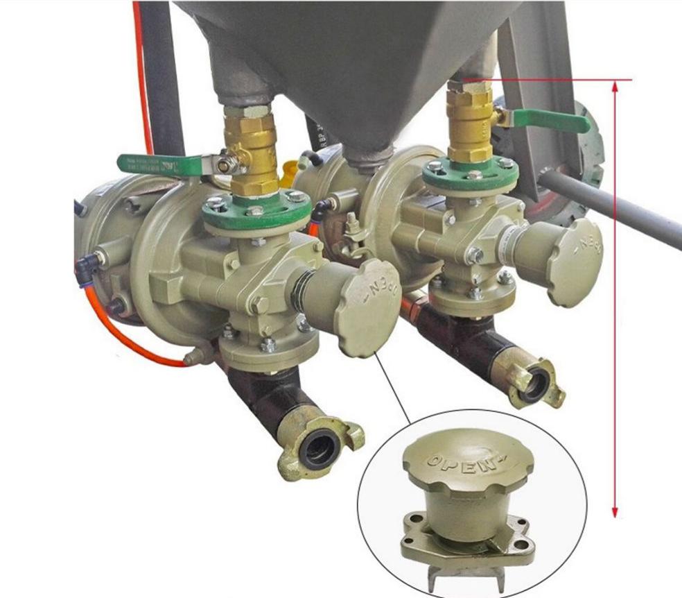 HOLDWIN Abrasive Valve for Sandblasting Machine – Aluminum Alloy Sand Control Valve