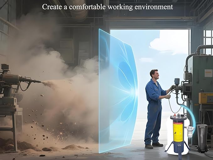 SHUNJIE Safety Replacement Activated Carbon Filter Cartridge for Sandblasting Helmet - High Precision Filtration, Easy to Clean & Replace | Sandblasting Safety Respiratory Protection