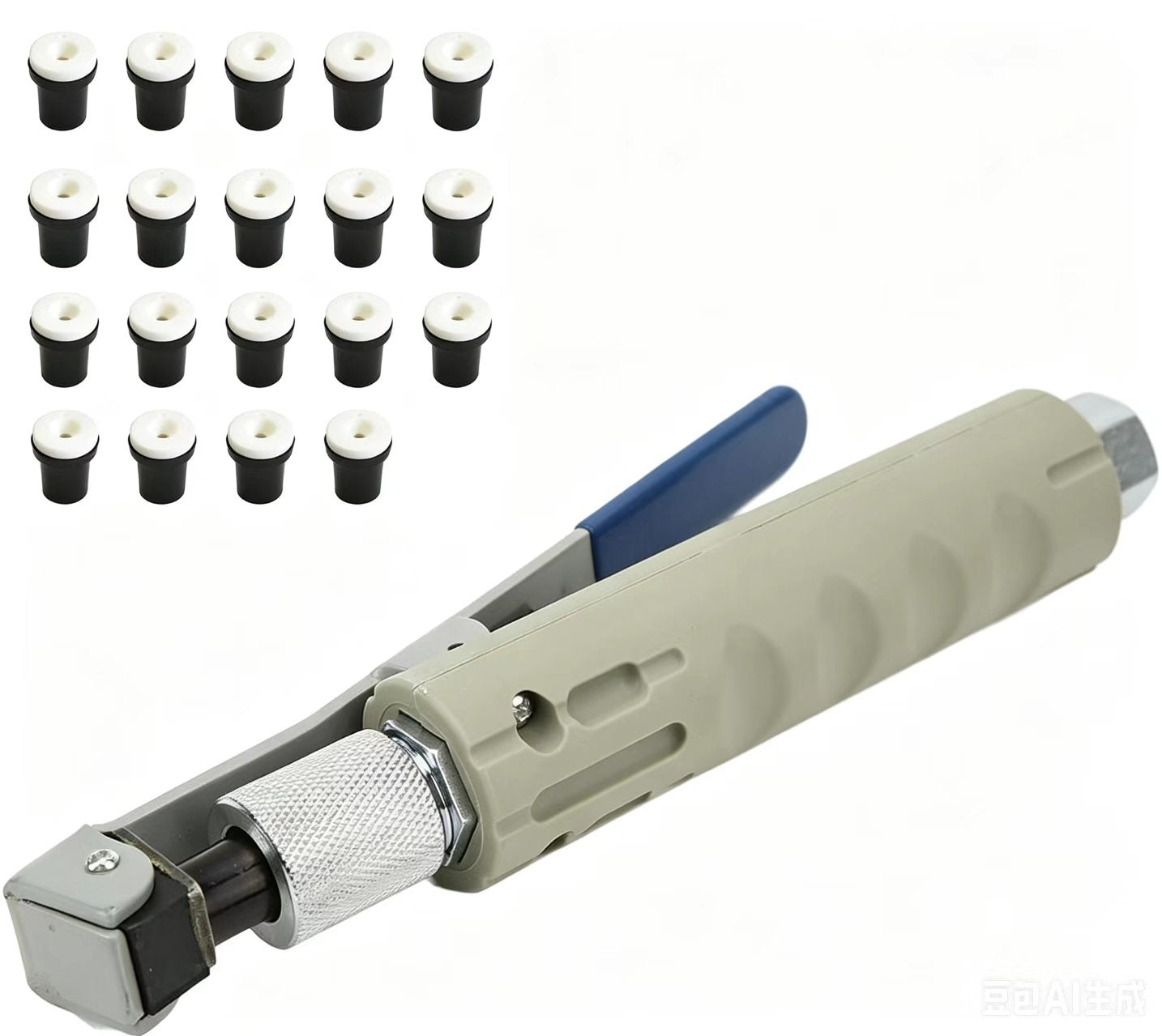 Pneumatic Sandblaster Gun Kit with Ceramic Nozzle Tips for Surface Cleaning