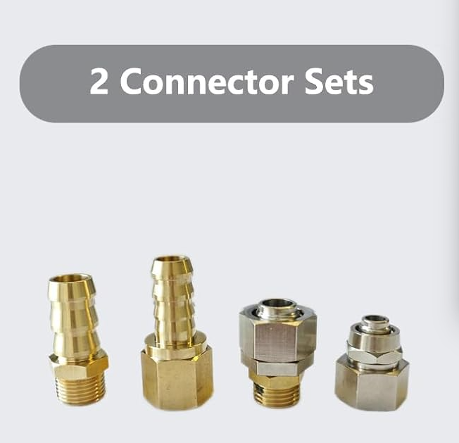 4pcs Pneumatic quick couplers for sandblasting gun （without blasting gun)