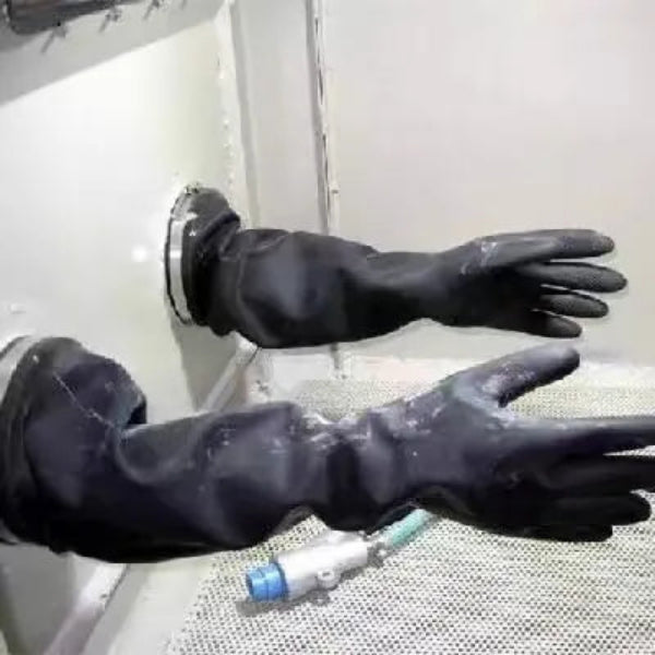HOLDWIN Industrial Chemical Resistant Rubber Gloves – Acid & Alkali, Thickened Wear-Resistant Protection